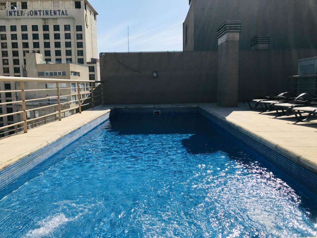 Apartamento Centrico Y Moderno Con Balcon, Piscina, Gimnasio Y Laundry بوينس آيرس المظهر الخارجي الصورة