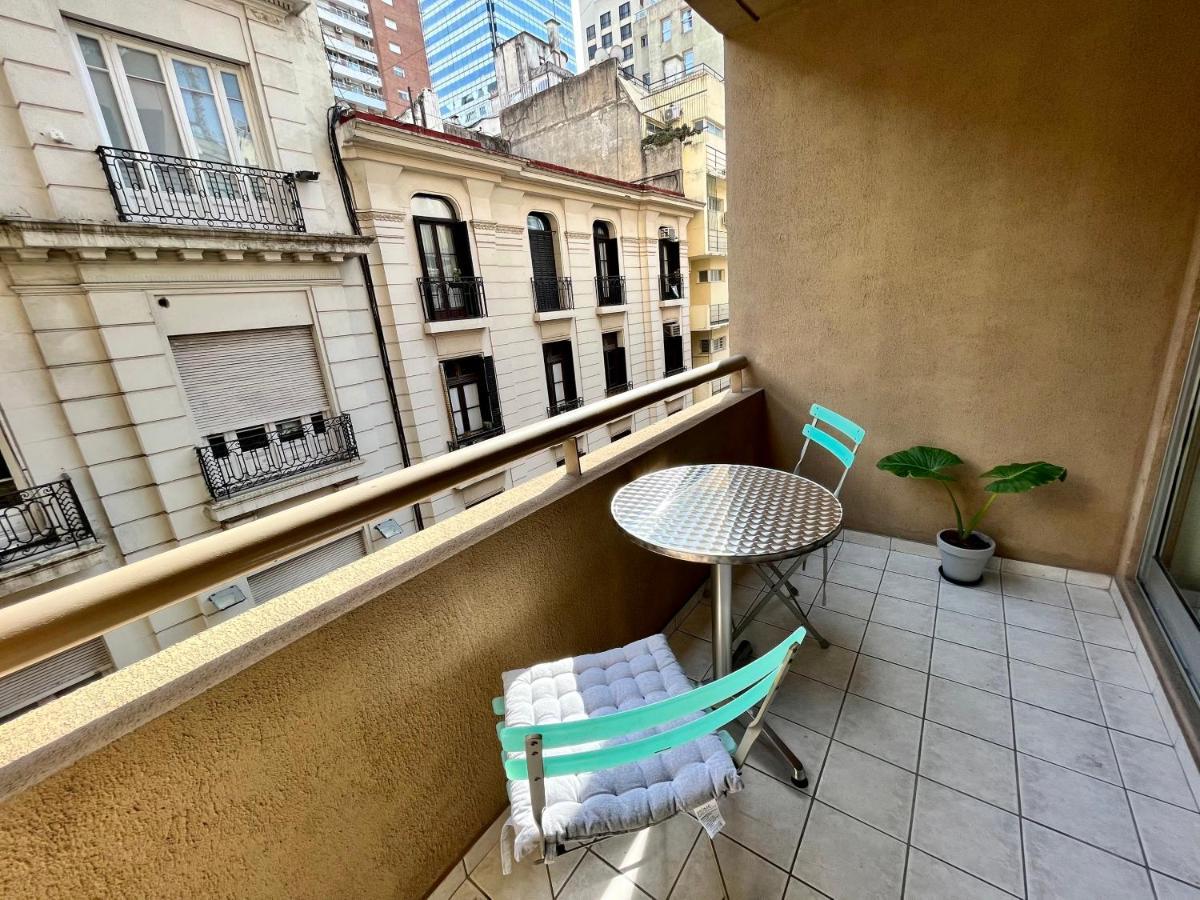 Apartamento Centrico Y Moderno Con Balcon, Piscina, Gimnasio Y Laundry بوينس آيرس المظهر الخارجي الصورة
