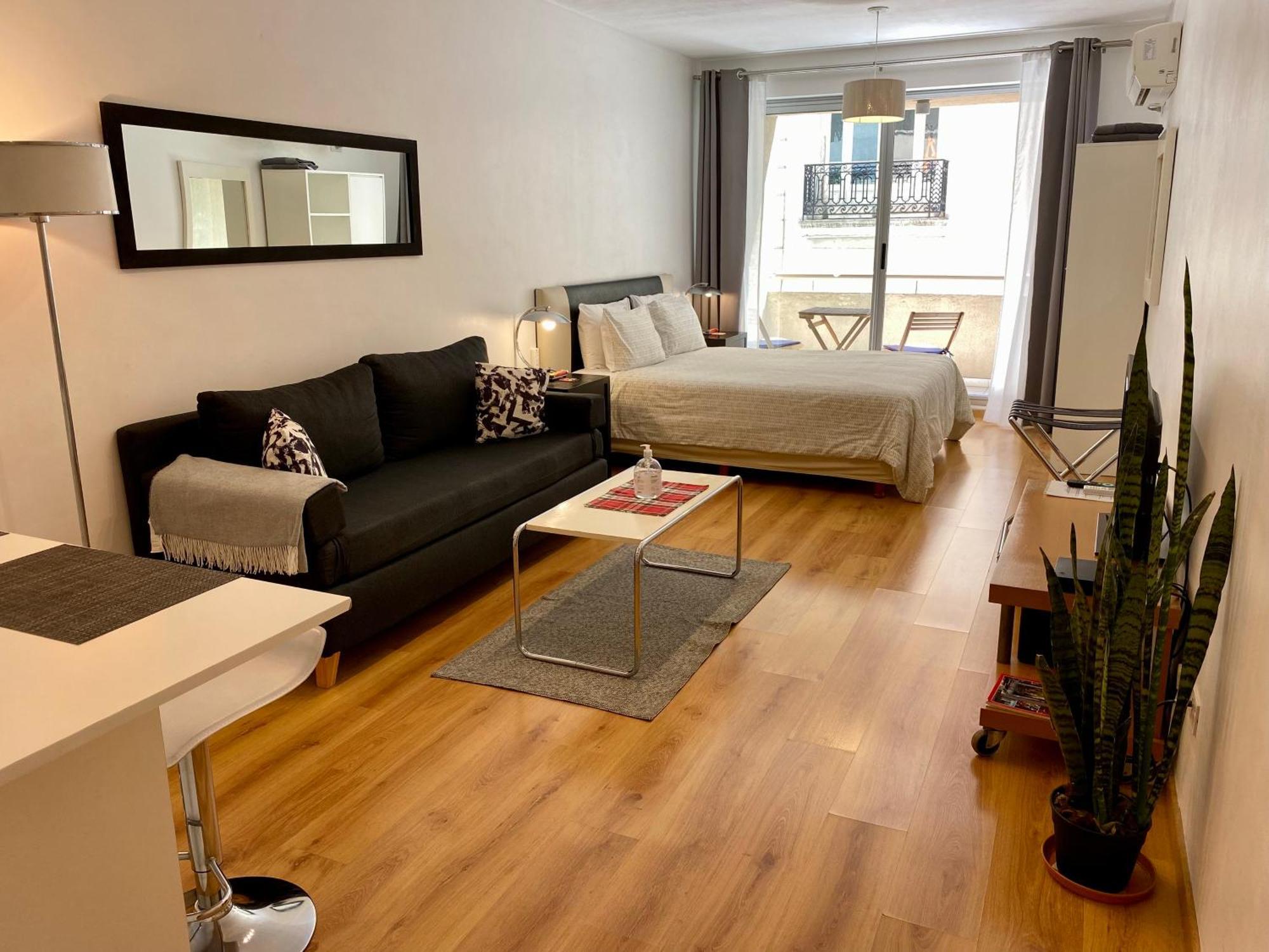 Apartamento Centrico Y Moderno Con Balcon, Piscina, Gimnasio Y Laundry بوينس آيرس المظهر الخارجي الصورة